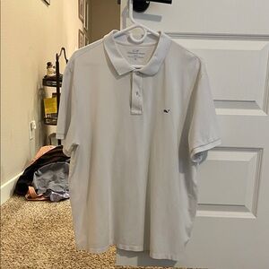 Vineyard Vines White Polo Shirt